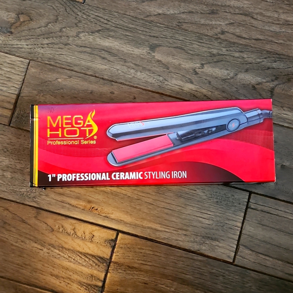 Mega Hot 1 inch ceramic flat iron